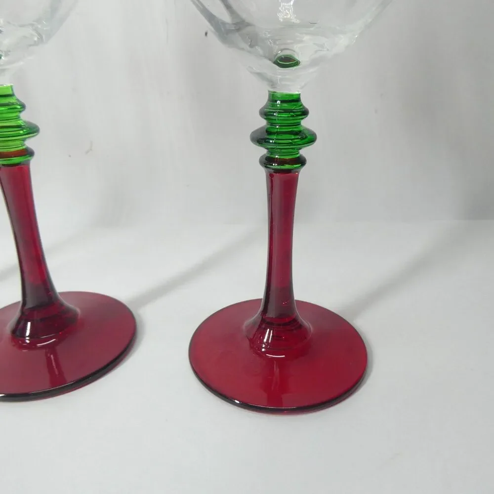 Fumo Brothers Festivo Set 4 Water Goblet Glasses 7.5